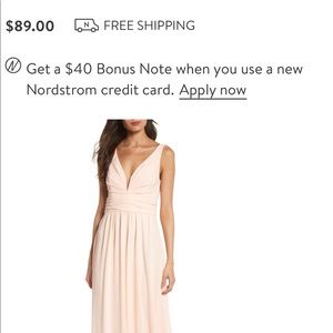 Lulus bridesmaid dress